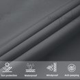 thumbnail image 3 of Vela de Sombra Triangular 3x3x4,25m Tela de Sombra Impermeable Protección UV para Patio, Jardín, Terraza, Exterior, Balcón, Gris Antracita, 3 of 5
