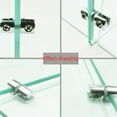 thumbnail image 2 of 10 Pack Of Polished Chrome Shelf Support Clamps Fits Glass Thickness Of 6 To 12Mm Designed For Home And Office Applications, 2 of 5