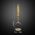 thumbnail image 1 of Potato Masher, Heavy Duty Stainless Steel Food Masher, Multifunctional Kitchen Mashed Cooking Tool for Avocado Potatoes Beans Vegetable Fruits- silvery, 1 of 5
