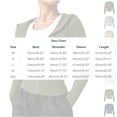 thumbnail image 4 of Women's Ribbed Knit Zip Up Cropped Hooded Sweatshirt,Women’s Lightweight Sweaters Jacket with Long Sleeve, Women's ,Size S-2XL, 4 of 4