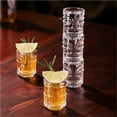 thumbnail image 5 of Creative Mini Tiki Glass Cup Shot Glasses Stacking Cups Cocktail Glass Tiki Cup Set With 6 Holes Tray Tiki Bar Accessories, 5 of 7