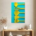 thumbnail image 2 of Elephant Stock Yellow Kitchen Tools Wall Art - Vertical Multi Panel Canvas - Living Room Wall Decor - Hobbies And Lifestyle Multi Panel - Gold And Yellow Decor - 24" x 38", 2 of 8