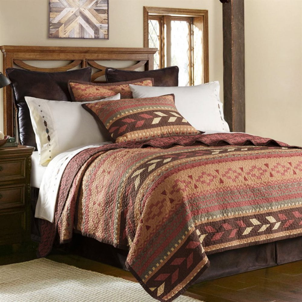 Broken Arrow Quilt Set by HiEnd Accents - Twin Size