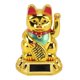 thumbnail image 1 of Figura de gato de la suerte dorada con energía solar que se ilumina por inducción y que se puede utilizar como decoración para el hogar y el automóvil con brazo que se mueve, 1 of 8