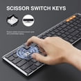 thumbnail image 3 of Teclado Bluetooth ProtoArc XK01 plegable con teclado numérico, 3 of 7