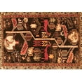 thumbnail image 1 of Ahgly Company Indoor Rectangle Animal Orange Traditional Area Rugs, 7' x 10', 1 of 1