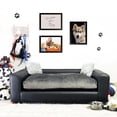 thumbnail image 3 of Moots Premium Leatherette Pets Sofa Charcoal, Large, 3 of 9