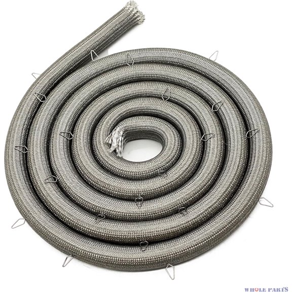 Whole Parts Range Oven Door Seal Gasekt (Including 21 Mounting Clips) Part# WP4455381 - Replacement and Compatible with Some Kitchen Aid and Whirlpool Ranges or Ovens