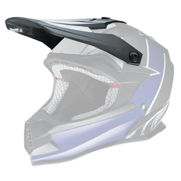 Z1R F.I Fractal Youth Helmet Visor/Peak Black/Blue