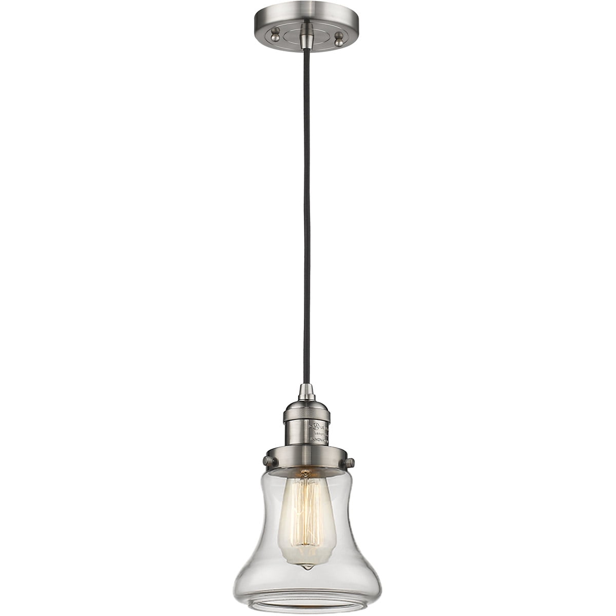 Mini Pendants 1 Light Fixtures With Brushed Satin Nickel Finish Medium