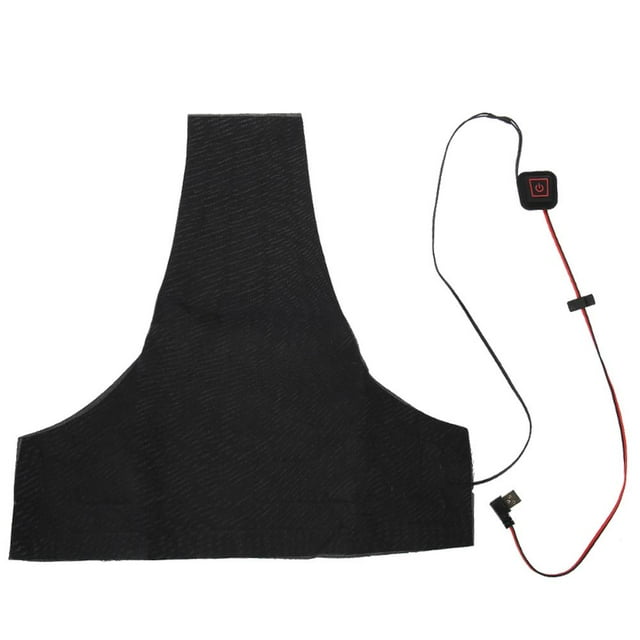TOPINCN Winter Heated Alloy Fiber Heating USB Back Pads Electric Waterproof Warm Clothing Kit, USB Heating Pad, Heating Clothes