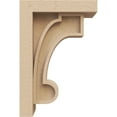 thumbnail image 3 of 3"W x 6"D x 9"H Classic Alma Rough Cedar Woodgrain TimberThane Corbel, Primed Tan, 3 of 6