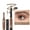 Brown, variant on Kmbangi 3-in-1 Eyebrow Pencil, Waterproof Eyebrow Powder Natural Long Lasting Brow Tint Cosmetics