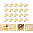thumbnail image 2 of 50PCS Triangle Cake Boxes Transparent Mousse Packaging Box Golden, 2 of 6