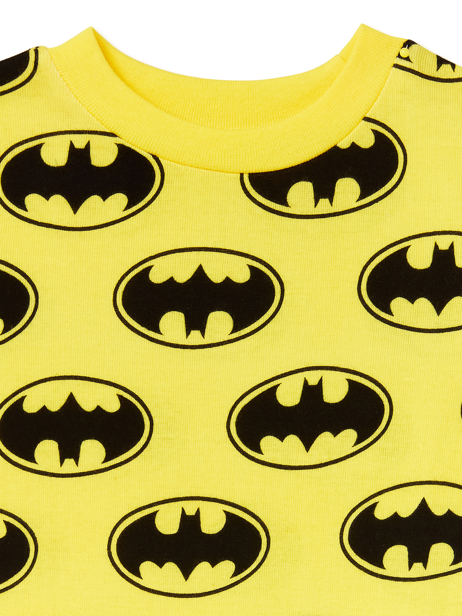 Batman Toddler Boy Cotton T-Shirt, Short, and Pants Pajama Set, 4-Piece, Sizes 12M-4T - image 4 of 4