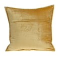 thumbnail image 2 of Parkland Collection Copan Transitional Yellow Solid Quilted Pillow Cover With Poly Insert, 2 of 7
