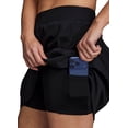 thumbnail image 5 of RBX Active Women's Plus Size Zipper Pocket Woven Skort With Inner Bike Short, 5 of 5