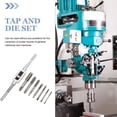 thumbnail image 5 of Masteelf 1 Set Tap And Die Set Thread Tapping Threading Tool Machine Screw Thread Tap, 5 of 8
