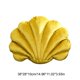 thumbnail image 3 of Cojín decorativo de terciopelo suave con forma de concha marina: cojín decorativo con forma de concha para sofá, sillón, cama o sala de estar. Cómodo cojín decorativo relleno de pelusa para la d, 3 of 6