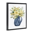 thumbnail image 3 of Stupell Industries Sunny Chinoiserie Yellow Bouquet Black Framed Floater Canvas Wall Art design by Carol Robinson, 31 x 25, 3 of 9