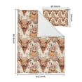 thumbnail image 5 of Flower and Highland Cow Duvet Cover and Pillowcase Set for Single Bedding, Bedroom Accessories for Kids Teens, 5 of 5