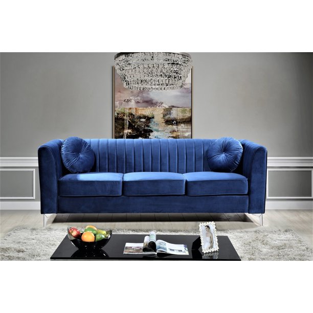 Aadvik Chesterfield Sofa Walmart Com Walmart Com