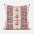 thumbnail image 3 of Amrita Sen Designs  26 x 26 in. Hamsa Hand Paisley Duo Broadcloth Indoor & Outdoor Zippered Pillow - Beige & Red, 3 of 5