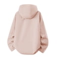 thumbnail image 3 of FRSASU Men's Hooded Rain Jacket, Water‑Resistant Zip Up Outdoor Windbreaker Jacket with Multiple Pockets Pink, 3 of 6