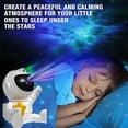 thumbnail image 2 of Lámpara Proyector Cielo Estrellado Astronauta Ambiente Regalo Romántico Proyector Astronauta Lámpara Noche (B) Astronauta + Control Remoto + Cabezal Carga Estándar EE. UU., 2 of 9