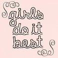 thumbnail image 2 of Matic,Jelena 20x20 Black Ornate Wood Framed with Double Matting Museum Art Print Titled - Girls Do It, 2 of 4