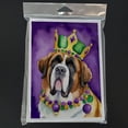 thumbnail image 3 of Saint Bernard King of Mardi Gras Greeting Cards Pack of 8 7 in x 5 in, 3 of 3