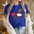 thumbnail image 7 of Rciityk Womens Summer Tops Short Sleeve Shirts Crew Neck Cute Heart Graphic Print Trendy Tunic Blouses (S-3XL), 7 of 7