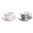 thumbnail image 3 of Yuarrent Taza de café de cerámica, juego de regalo atractivo para cumpleaños, platillo glaseado, agua, leche, té de la tarde, tazas de té, Juegos de servir café y té, 3 of 6