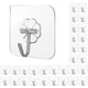 thumbnail image 1 of Ganchos Adhesivos Transparentes Reutilizables Resistente al Agua y Aceite, 1 of 8