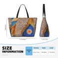 thumbnail image 4 of Fuzoiu Colorful Dot Art Fish Print Waterproof Beach Tote Bag for Women Girls with Zipper,Sandproof Pool Swim Bag,Large Capacity Beach Travel Bag for Pool Swim Travel Everyday, 4 of 7