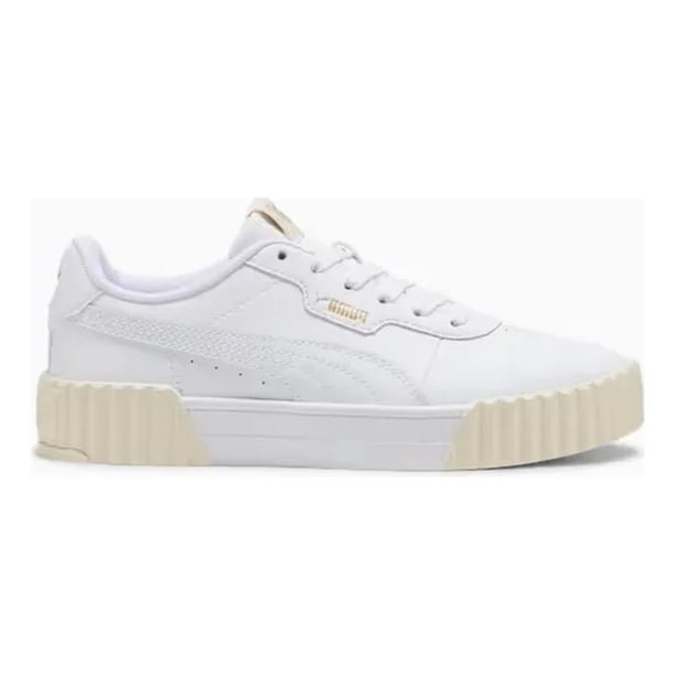 Tenis Puma Mujer Casual Comodo blanco 24