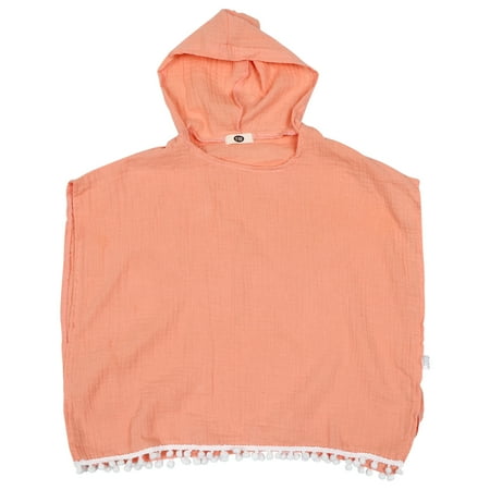 

HEMOTON Toddler Kids Baby Girls Boys Summer Clothes Hooded Swim Suit Cotton Clothes
