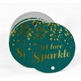 thumbnail image 2 of Inkdotpot Pack Of 50 Real Gold Foil Paper Tags Let Love Sparkle Wedding Favor Hang Tags, 2 of 6