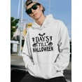 thumbnail image 2 of Days Till Halloween Hoodie Men -Image by Shutterstock, Male Small, 2 of 4