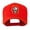 Orange, variant on Halloween Skull with Flames Embroidered Cap - Grey OSFM
