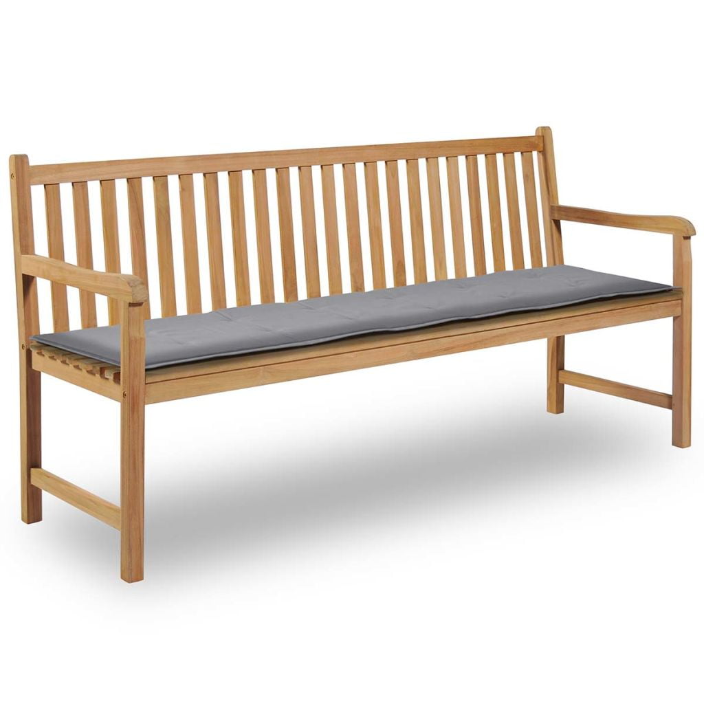 Garden Bench Cushion Gray 70.9'x19.7'x1.18'