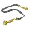 thumbnail image 4 of Juguete de cuerda para tirar de perros, resistente a las mordeduras, rechinar los dientes, colgante interactivo, juguete de cuerda para mascotas para puerta interior y exterior, gris, 4 of 5