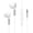 3.5MM - White, variant on SENHAWK 3.5mm Jack Wired Semi In Ear Earbuds, HiFi Balanced Stereo Wired Headphones with Built-in Recording Grade Mic, Ergonomic Comfort Gaming Earphones Compatible with Smartphones Laptops Desktops