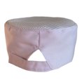 thumbnail image 2 of YAOBAMM Hat Chef Hat Breathable Mesh Flat Dome Adjustable Fastener Japanese Korean Food Waiter Working Hat, 2 of 7