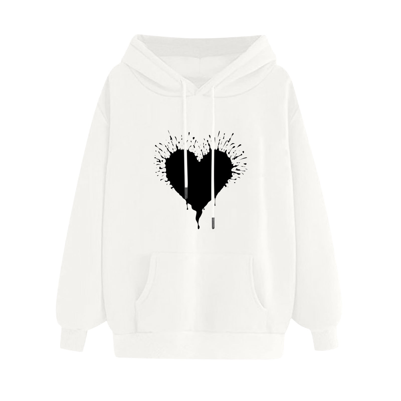 Sweat à capuche en polaire Broken Heart : un pull pour un confort émotionnel - France