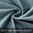 thumbnail image 4 of SMILETIME Velvet Curtains with Rod Pocket, Thermal Insulated Super Soft Privacy Noise Reducing Light-Filtering Velvet Curtains for Living Room Bedroom, 2 Panels, 4 of 6