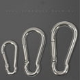 thumbnail image 2 of BESTSKY Small Carabiner Clips, Heavy-Duty Iron Keychain Clips for Keys, Durable Small Carabiners,10-Pack, 2 of 5
