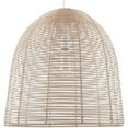 thumbnail image 4 of Maklaine Coastal Rattan Woven Fiber Cage Pendant Lamp in Natural Finish, 4 of 11