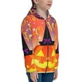 thumbnail image 5 of Sikiie Halloween Zip Up Hoodie Teenage, hoodies for Teenage, Zipper Sweatshirt Jacket for Daily, Traveling-Medium, 5 of 6