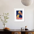 thumbnail image 4 of Poster with a Glass of Orange Juice, C.1947 (Colour Litho), Framed Art Print Wall Art by Israeli, 4 of 6